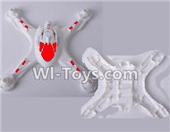 LH-X8 X8C X8DV X8WF Parts-01 Upper and bottom shell cover,Canopy-Red For Lead Honor LH-X8 LH-X8C LH-X8DV LH-X8WF Quadcopter parts rc drone parts